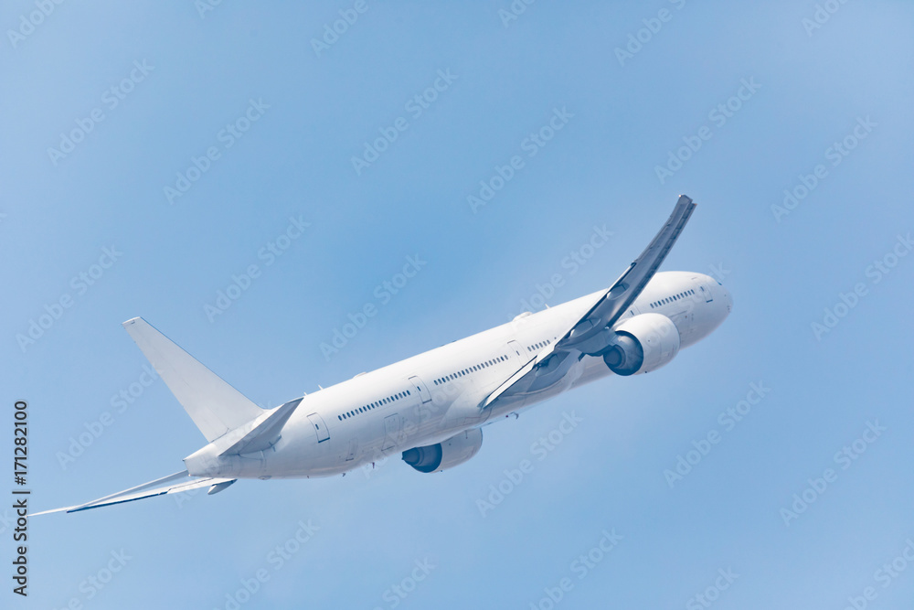 Obraz premium 飛行機、旅客機、旅、空港