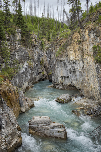 Water rapids in Marble Canyon