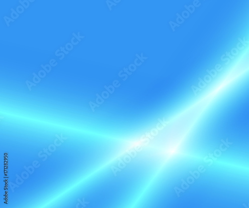 Abstract Blue Neon Lights Background