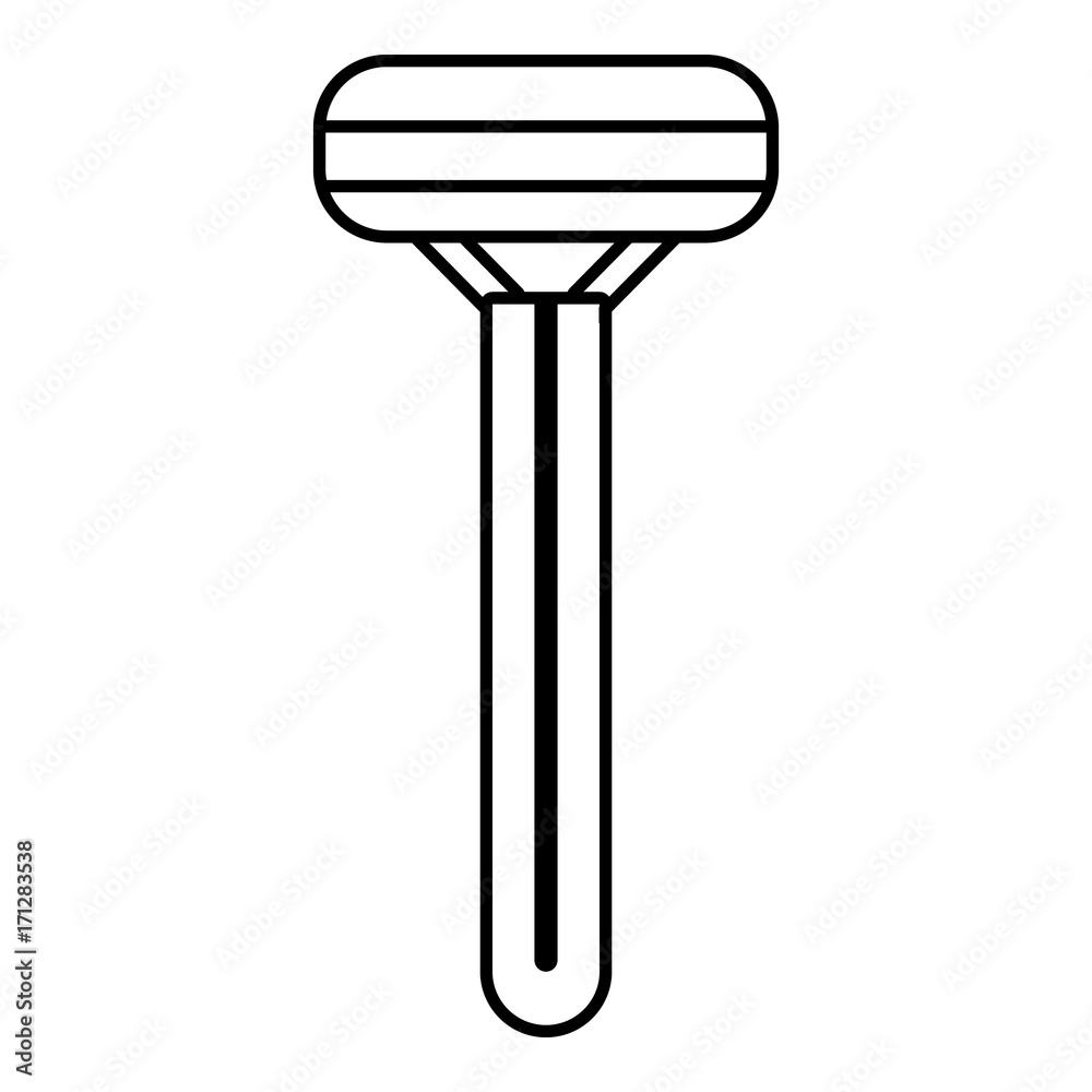 Woman razor icon , outline style Woman razor icon , outline style