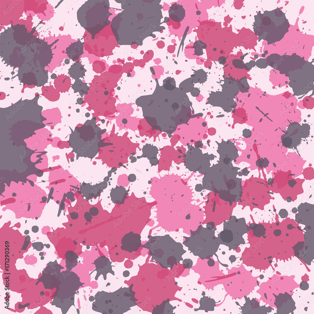 Obraz premium Camouflage Splash pink
