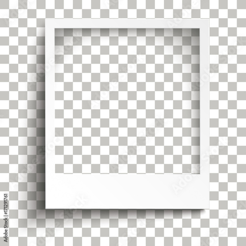 Instant Photo Frame Transparent Shadows