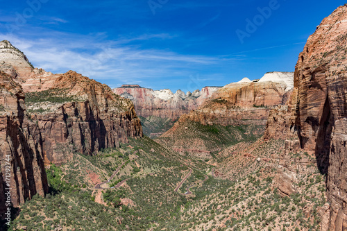 Panorama am Canyon Overlook im Zion National Park