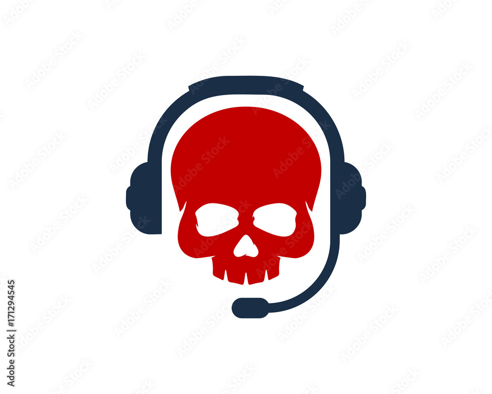 Podcast Dead Icon Logo Design Element Podcast Dead Icon Logo Design Element