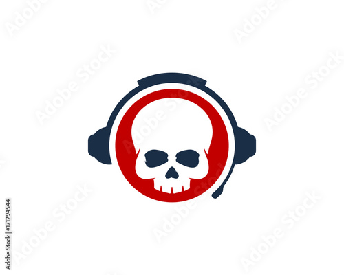 Dead Podcast Icon Logo Design Element
