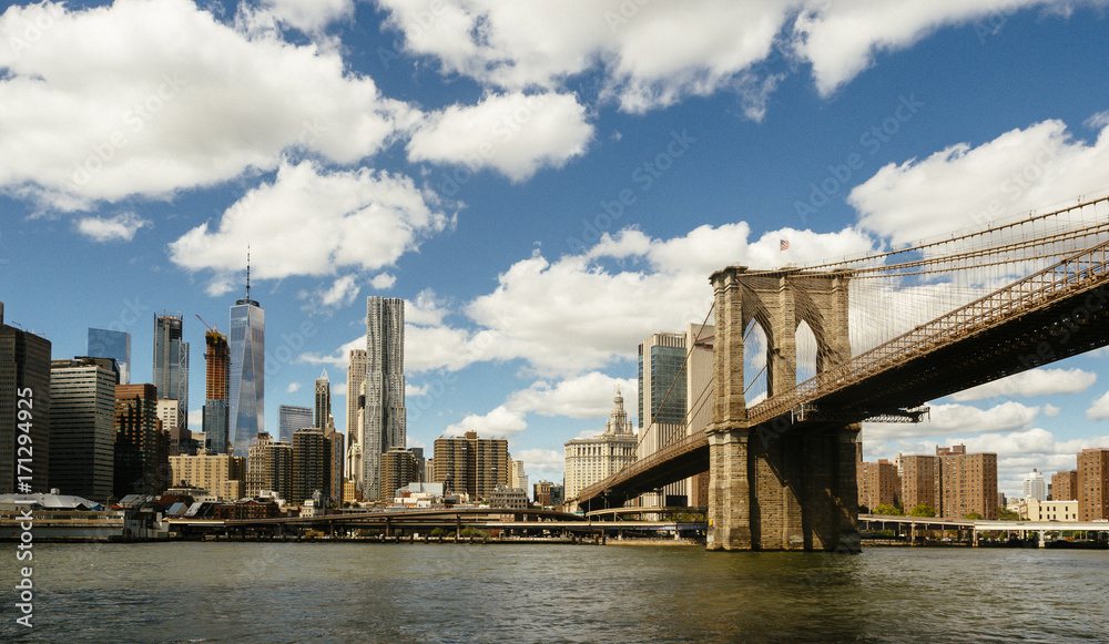 Obraz premium Most Brookliński