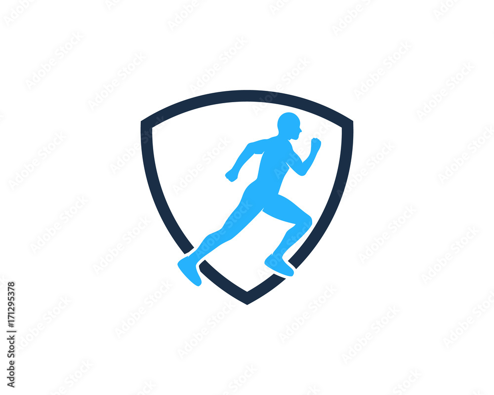 Run Guard Icon Logo Design Element Run Guard Icon Logo Design Element