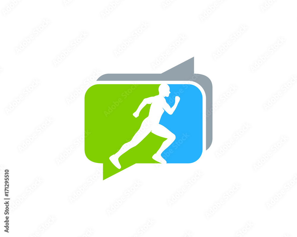 Run Forum Icon Logo Design Element Run Forum Icon Logo Design Element