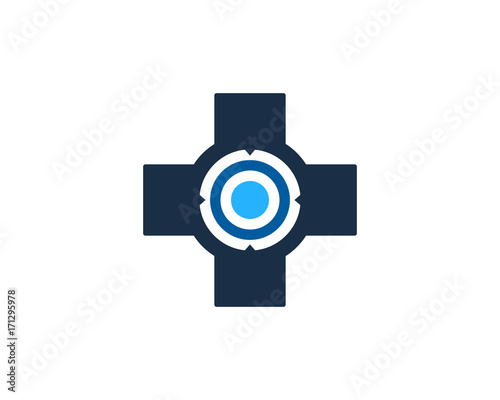 Medical Target Icon Logo Design Element