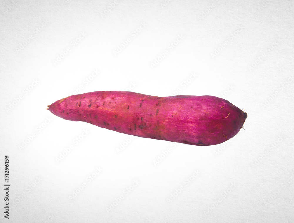 sweet potato or red sweet potato on a background. sweet potato or red sweet potato on a background.