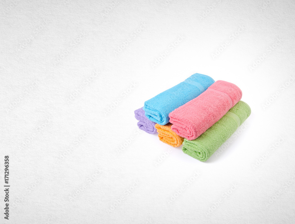 towel or bath towel on a background. towel or bath towel on a background.