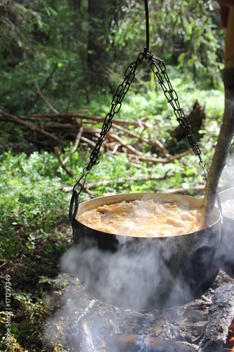 Lunch in the forest