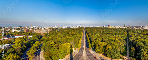 Panorama von der Berliner Siegessäule 
