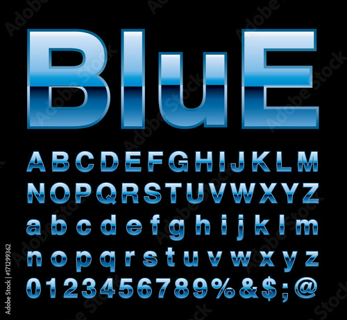solid blue