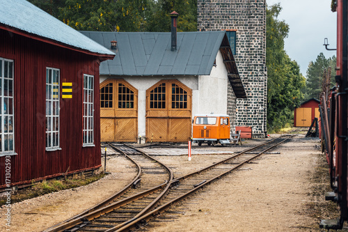 Old railroad service station