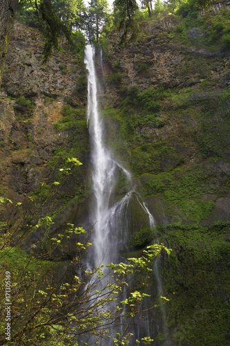 Multnomah Falls travel destination near Portland  Oregon