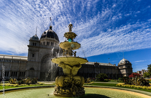 Australia - Melbourne City 2017. Travel photo of Melbourne. The Royal Exhibition Building, a UNESCO world heritage site in Melbourne, Australia photo