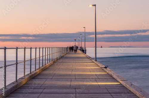 Rosebud Pier on the Mornington Peninsula south of Melbourne. photo