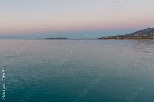 View towards Safety Beach on the Mornington Peninsula  Australia