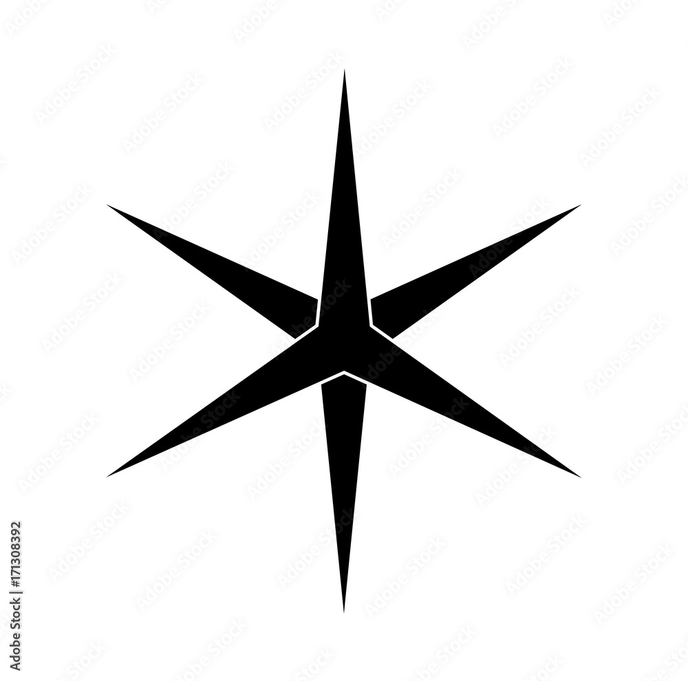 Abstract Retro Star Element Abstract Retro Star Element