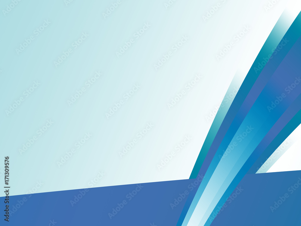 Blue modern abstract fractal art. Simple background illustration with a