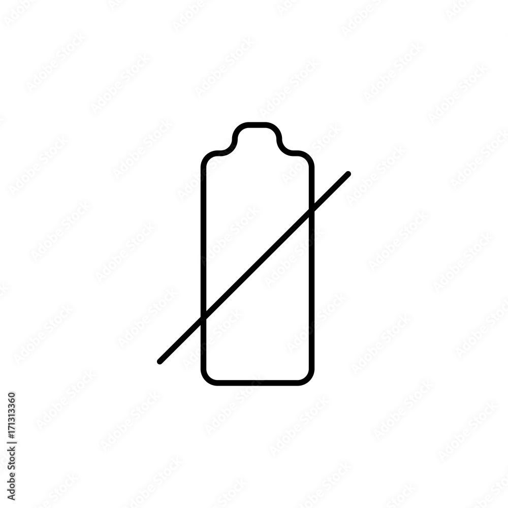 empty battery icon empty battery icon