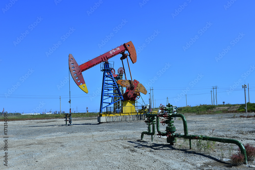 Fototapeta premium The oil pump