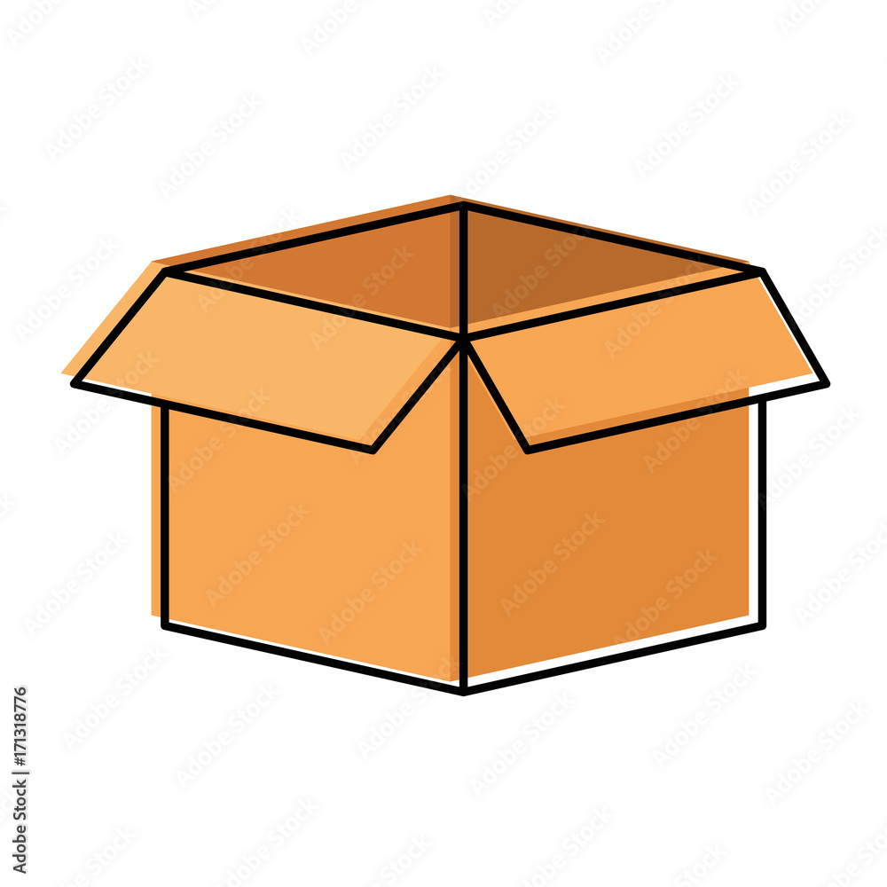 box carton isolated icon box carton isolated icon