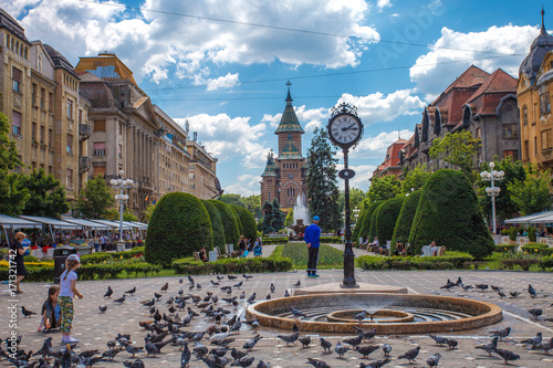 Victory square - piata victoriei, Timisoara, Romania photo