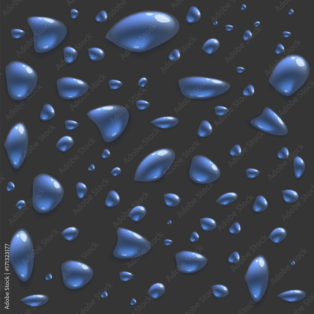 Set of Water Drops Set of Water Drops