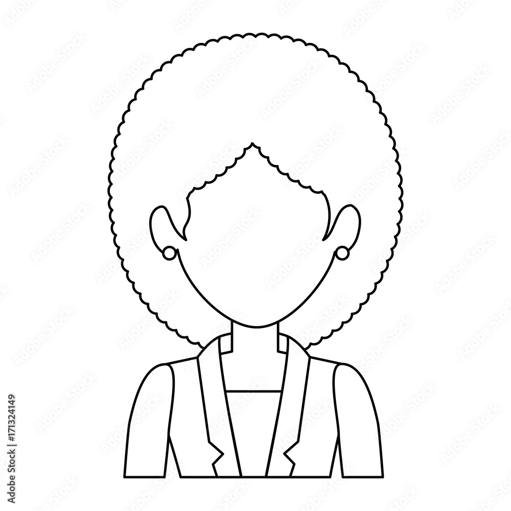 beautiful businesswoman avatar character