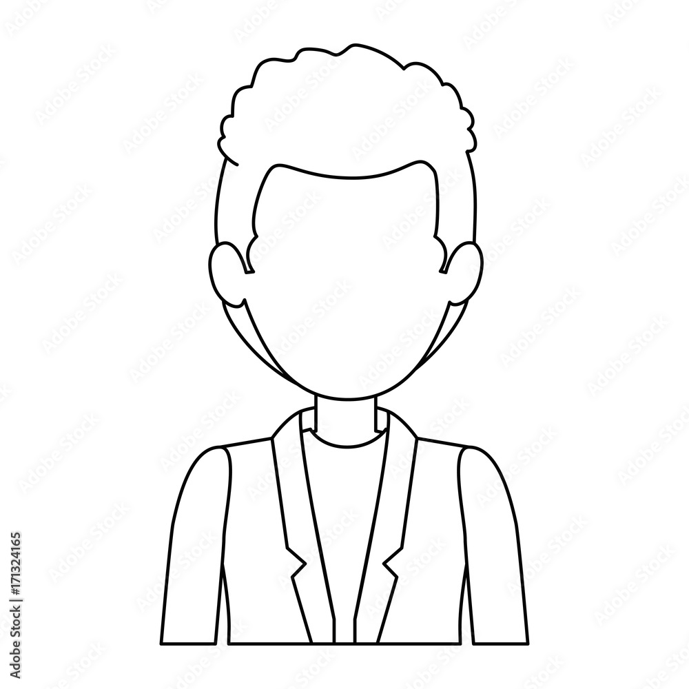 elegant businessman avatar character elegant businessman avatar character