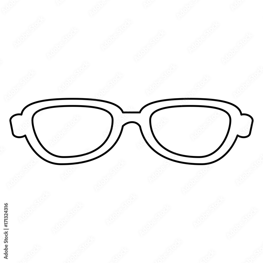 eye glasses isolated icon eye glasses isolated icon