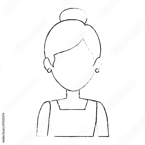 Wallpaper Mural beautiful businesswoman avatar character Torontodigital.ca