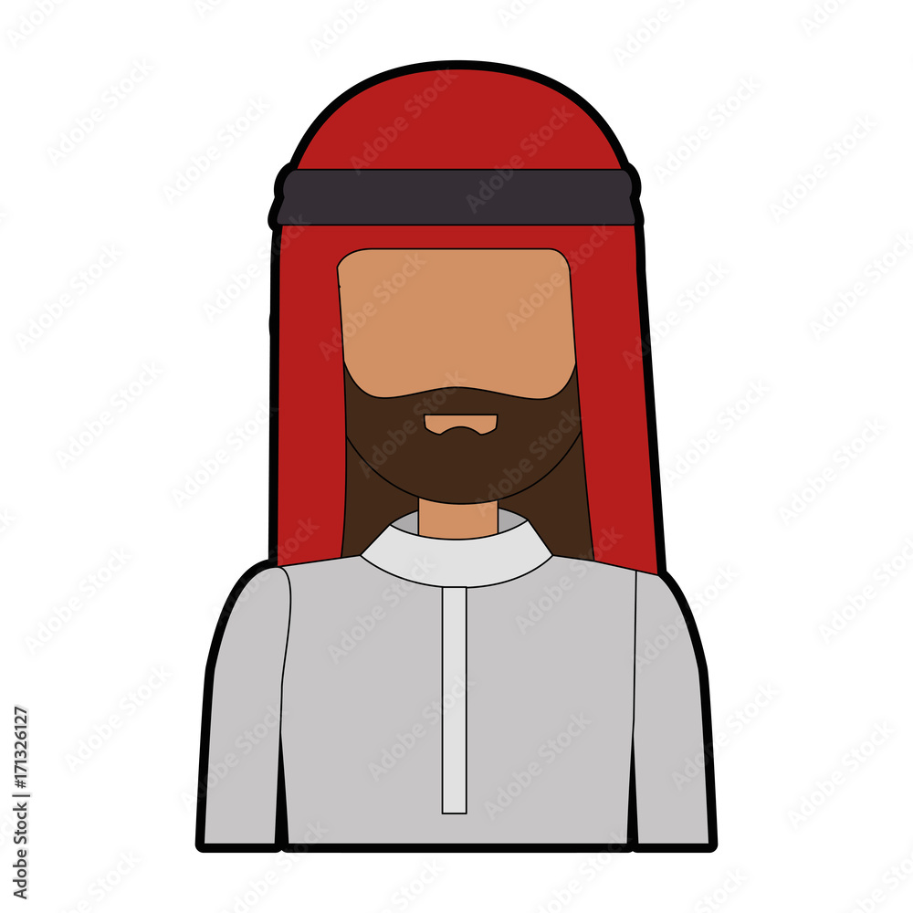 muslim man avatar character