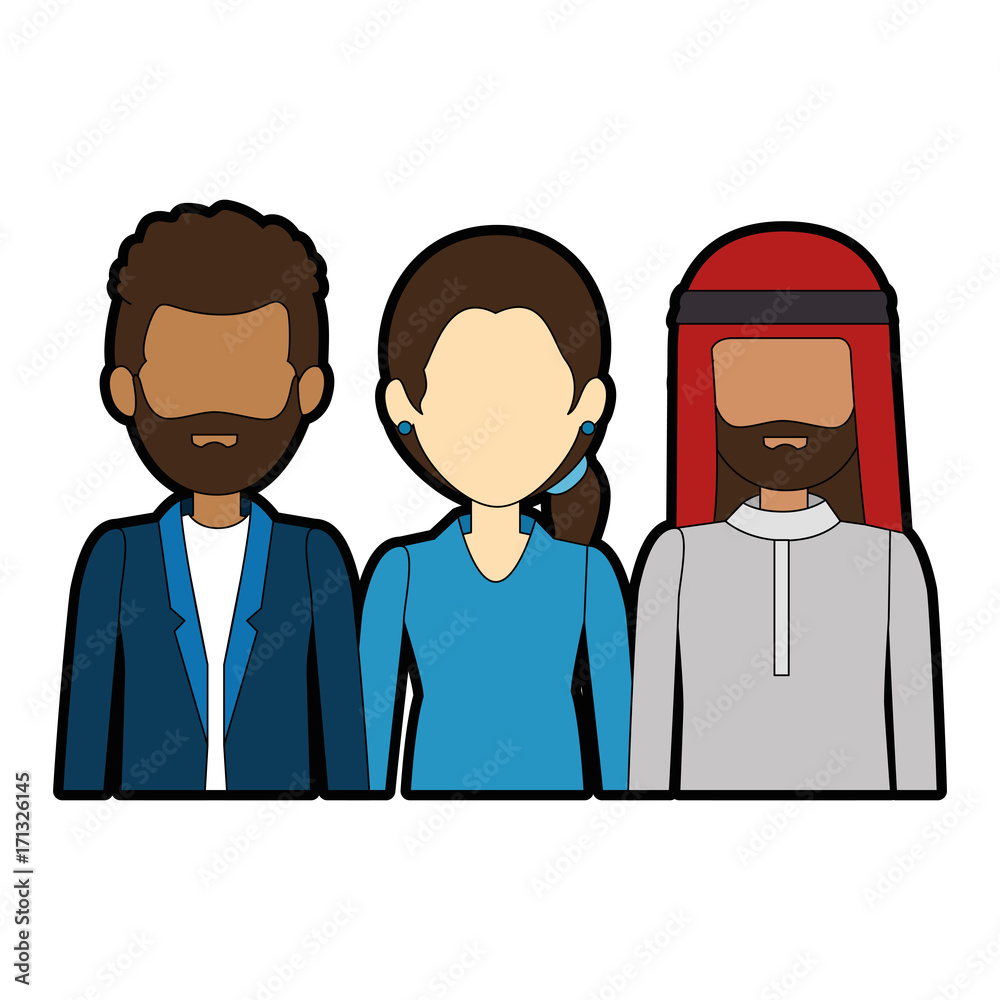 Fototapeta premium group of business people