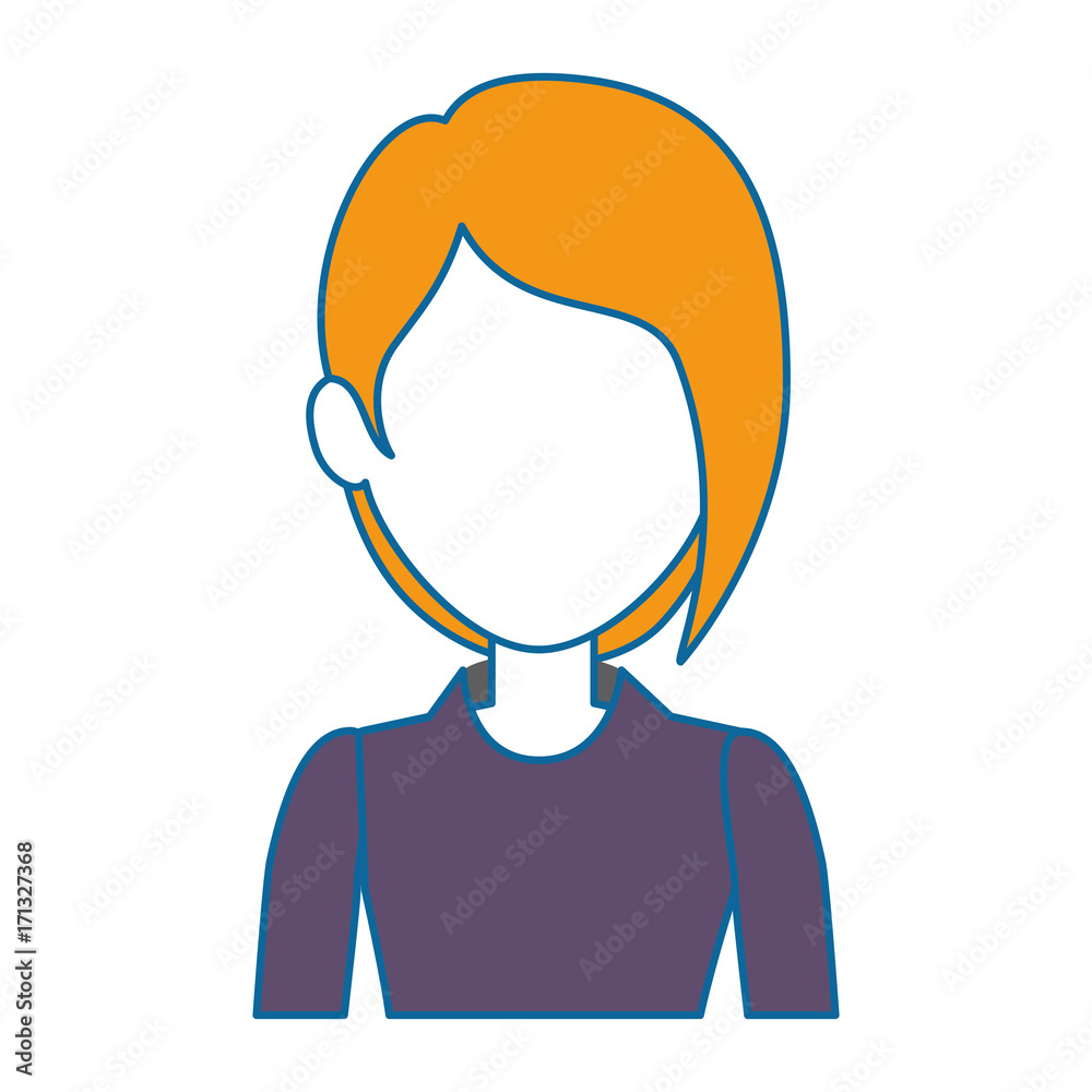 Obraz premium beautiful businesswoman avatar character