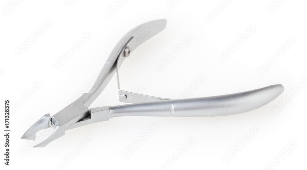 Nail clippers isolated on white background with clipping path Nail clippers isolated on white background with clipping path