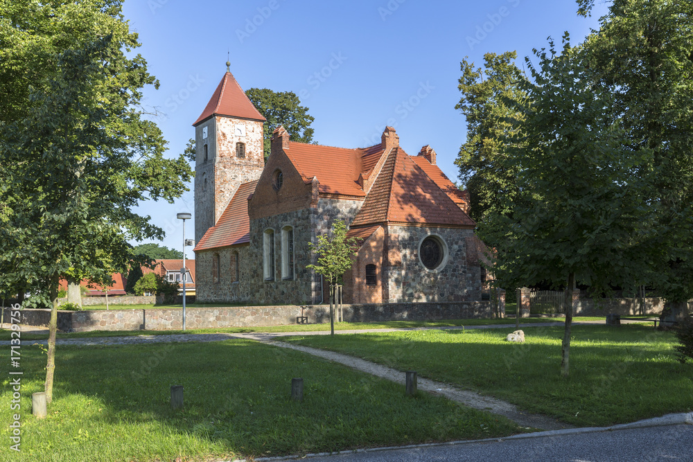 Historische Kirche in Beenz, Ostdeutschland