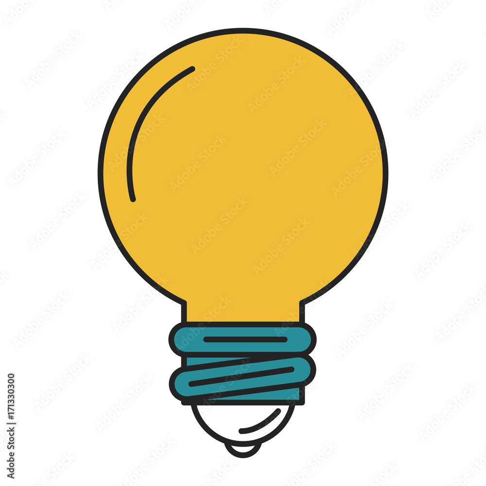 bulb light isolated icon bulb light isolated icon