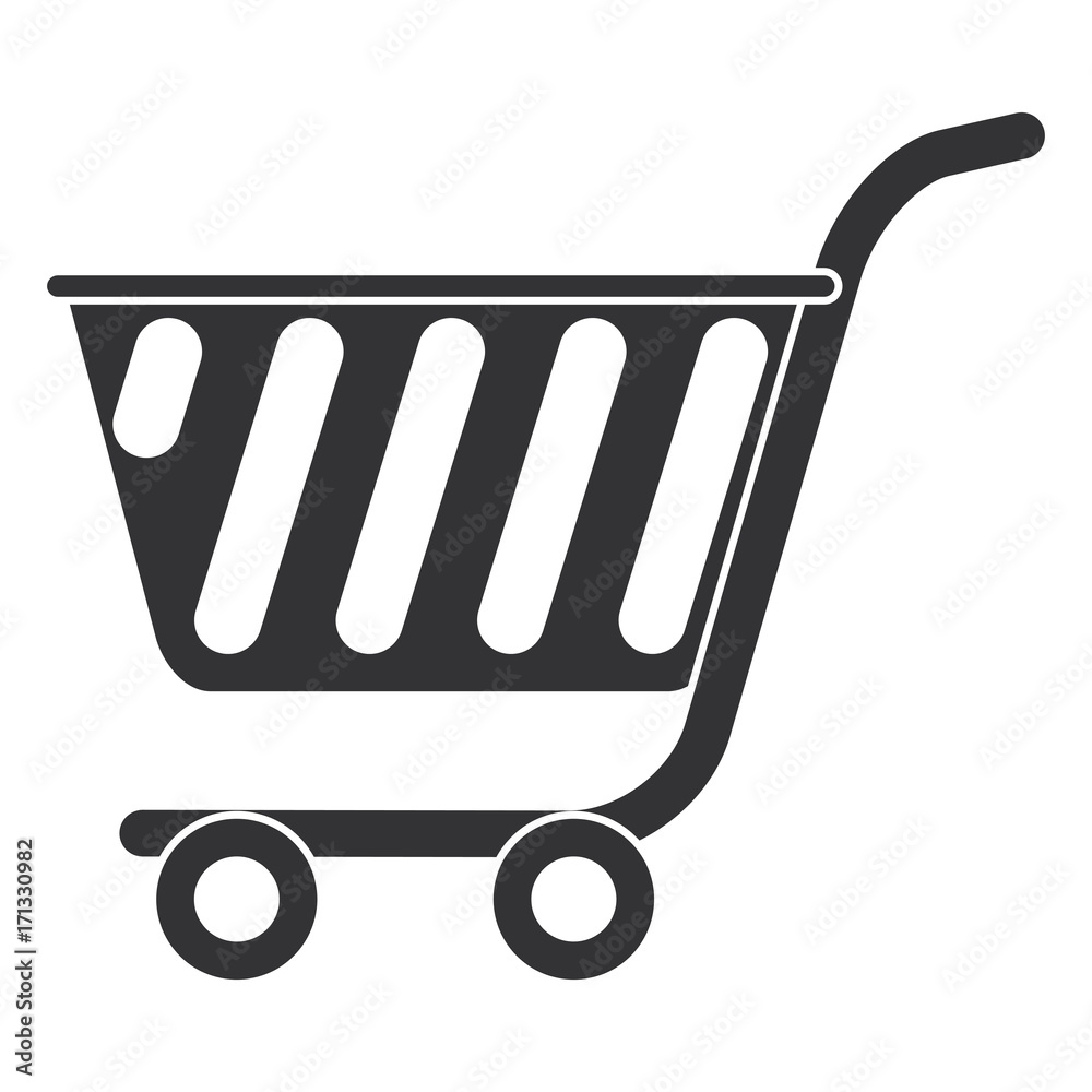 shopping cart isolated icon vector illustration design