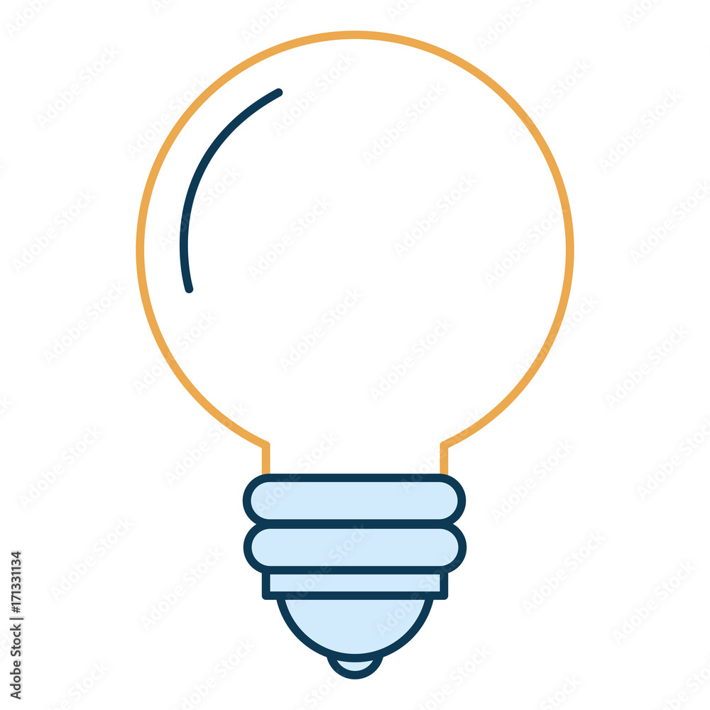bulb light isolated icon vector illustration design