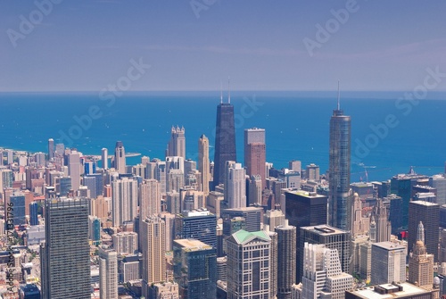 Chicago Skyline from above. © StockPhotoAstur