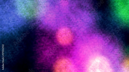 Abstracto de Formas de Colores Circulares en Movimiento
