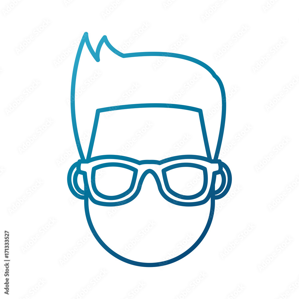 Young man cartoon icon vector illustration graphic design Young man cartoon icon vector illustration graphic design