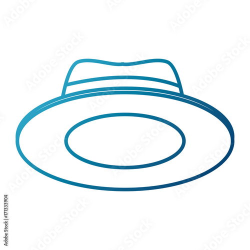 Vintage hat isolated icon vector illustration graphic design