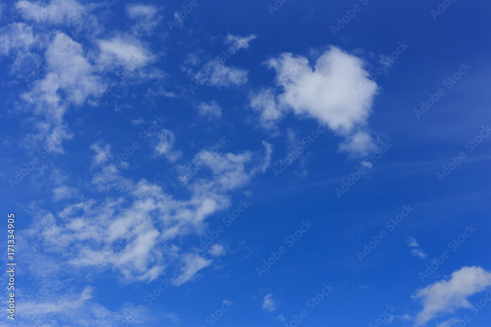 Blue sky with white clouds. Blue sky with white clouds.