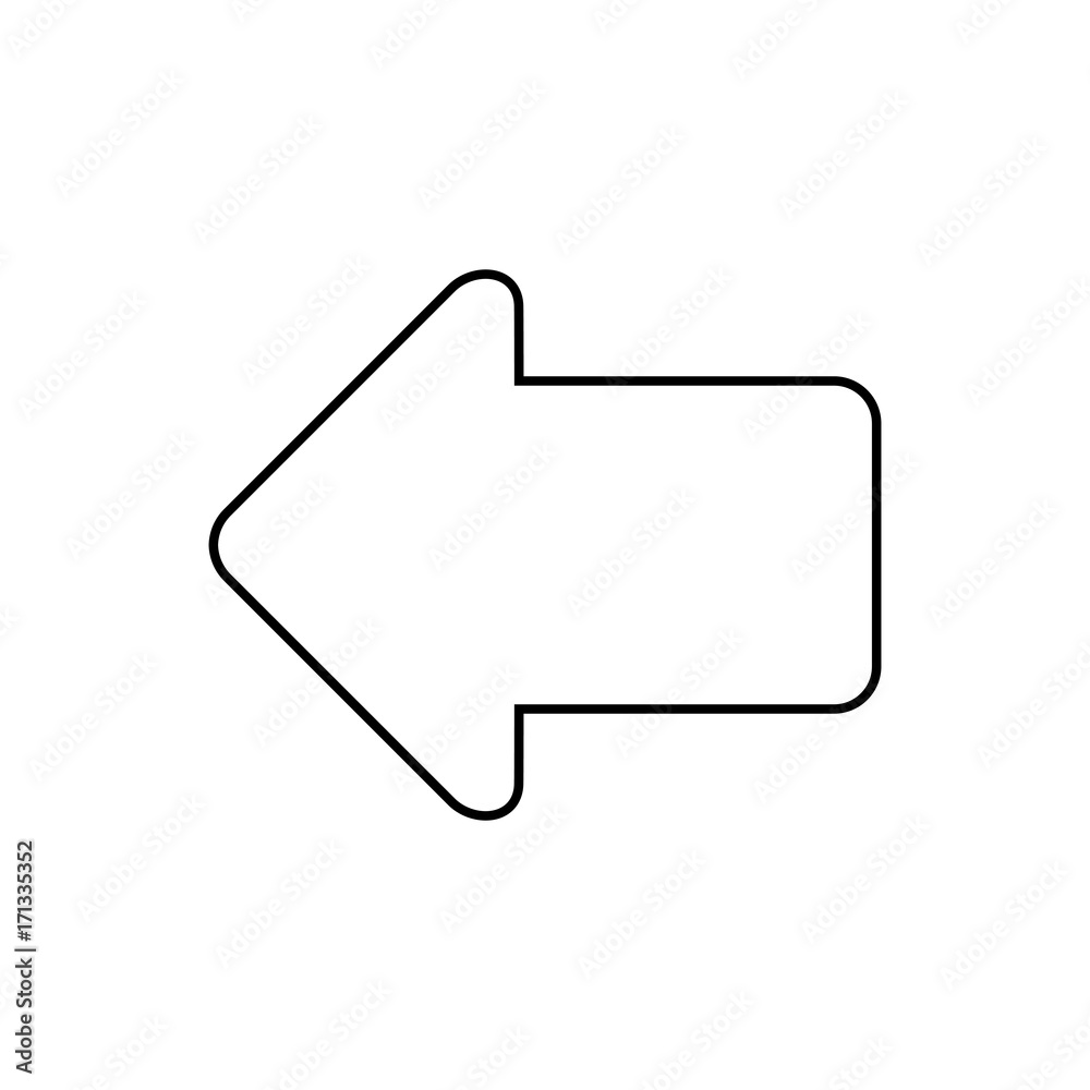 arrow icon over white background vector illustration arrow icon over white background vector illustration