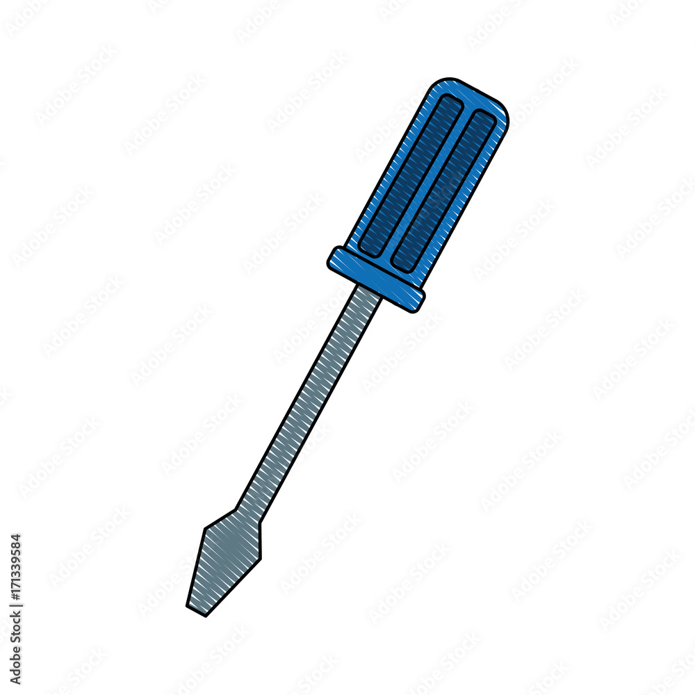 screwdriver tool icon over white background vector illustration screwdriver tool icon over white background vector illustration