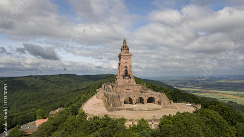 Obraz na płótnie Kyffhaeuser monument in Germany w salonie